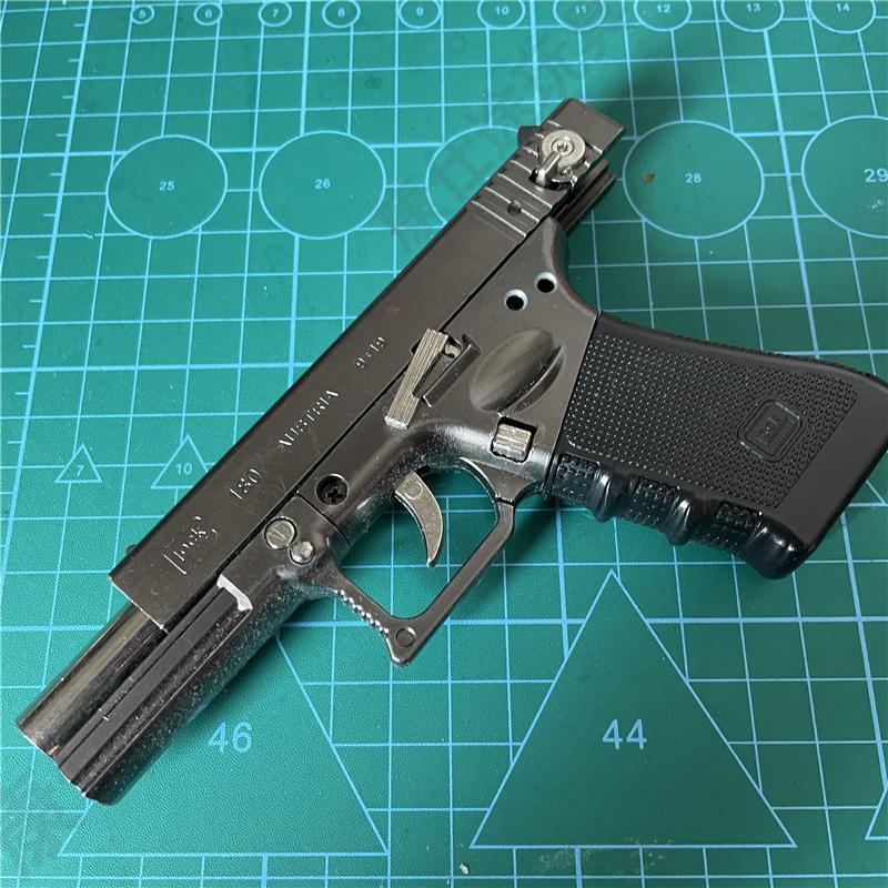 黄河玩具枪1205大号格洛克p18c金属合金枪模仿合金枪儿童玩具手不可