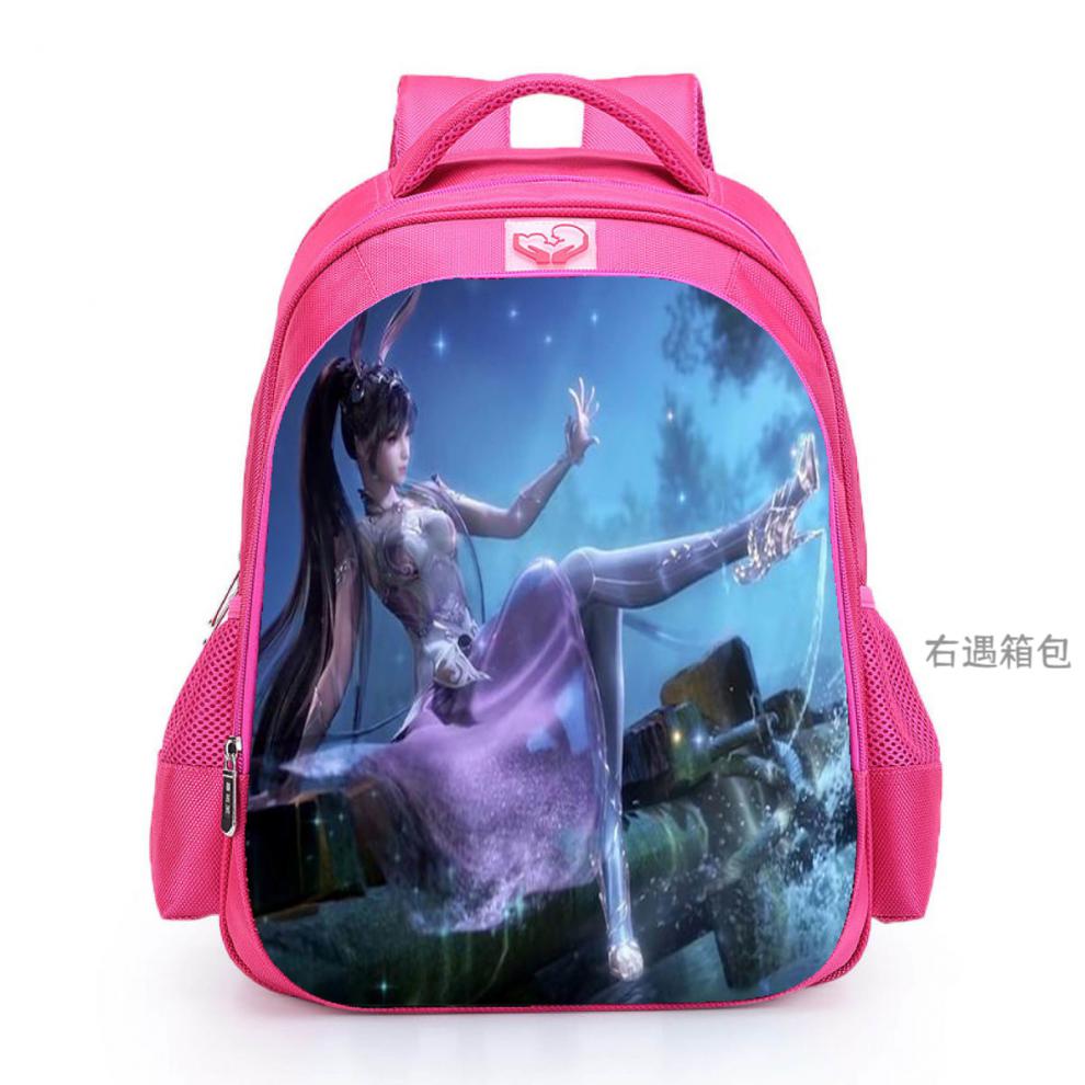 叶罗丽书包斗罗大陆书包唐三小舞动漫学生双肩包--年级防水背包荣荣竹