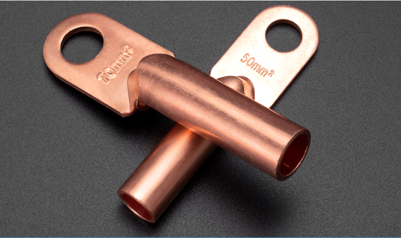 dt-10 16 300平方铜鼻子接线端子电线电缆铜接头紫铜线耳镀锡厂标