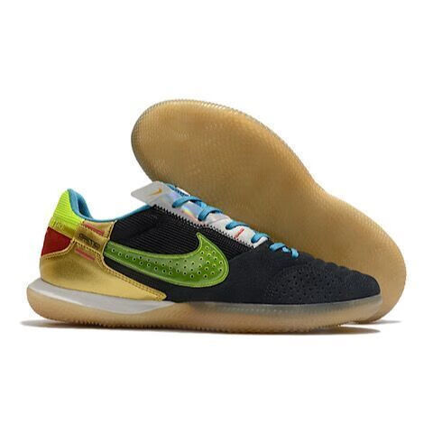 【官方旗舰】传奇平底ic室内足球鞋复古传奇ic小场真皮md底小李子训练