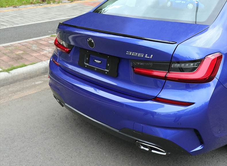 适用于适用于新款宝马3系尾翼320li325li三系曜夜升级改装外观套件