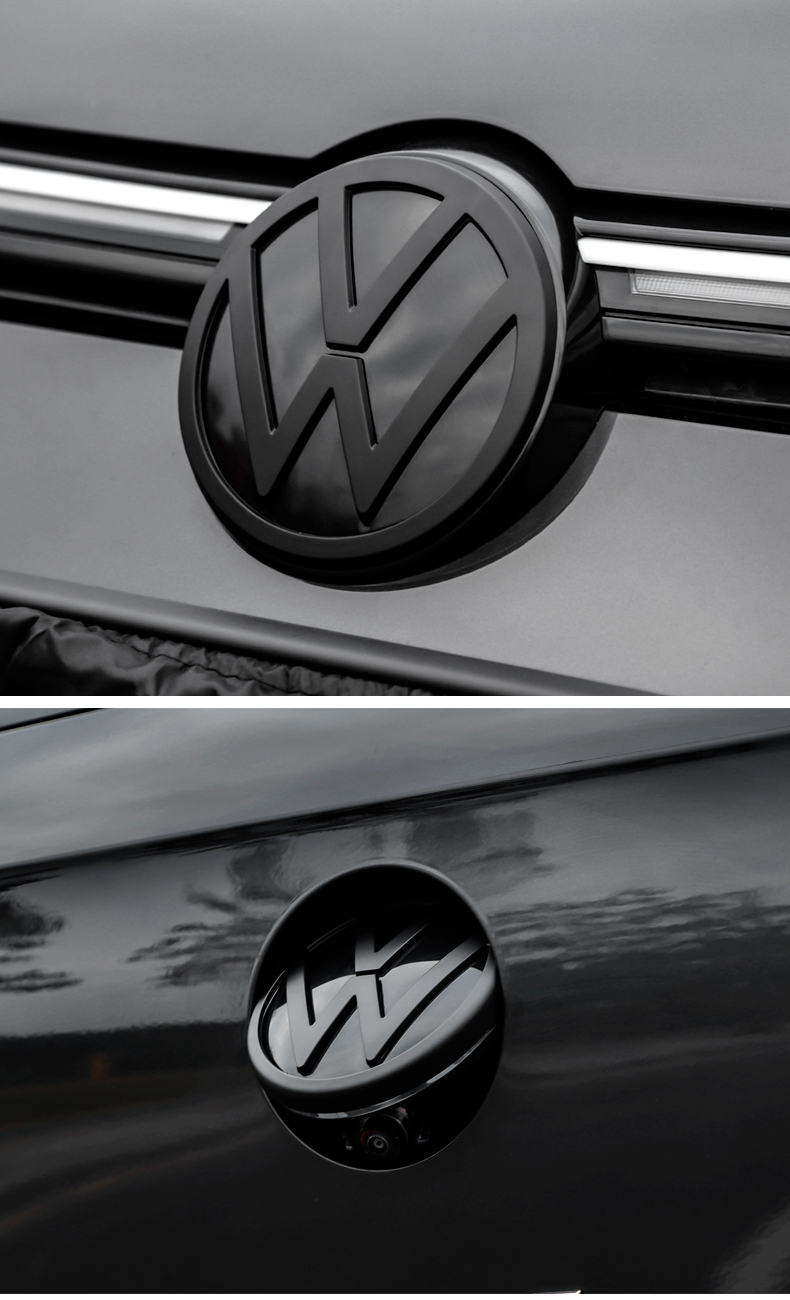 大众高尔夫8专用中网黑标八代gti/rline外观改装前后车标贴装饰件定制