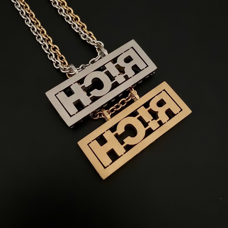 中国新说唱项链 2020中国新说唱有嘻哈同款rich晋级项链 大金链子hip