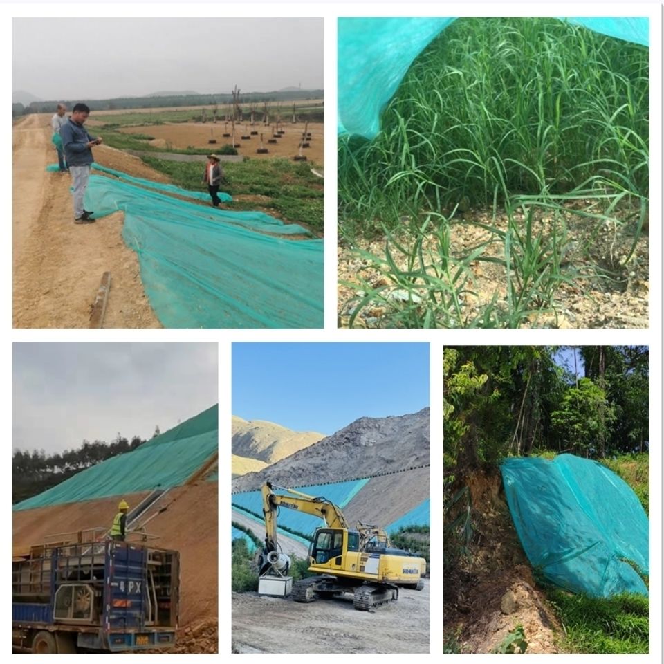 边坡护坡绿化布保湿新料盖土绿化无纺布园林防寒膜绿化土工布奔新农