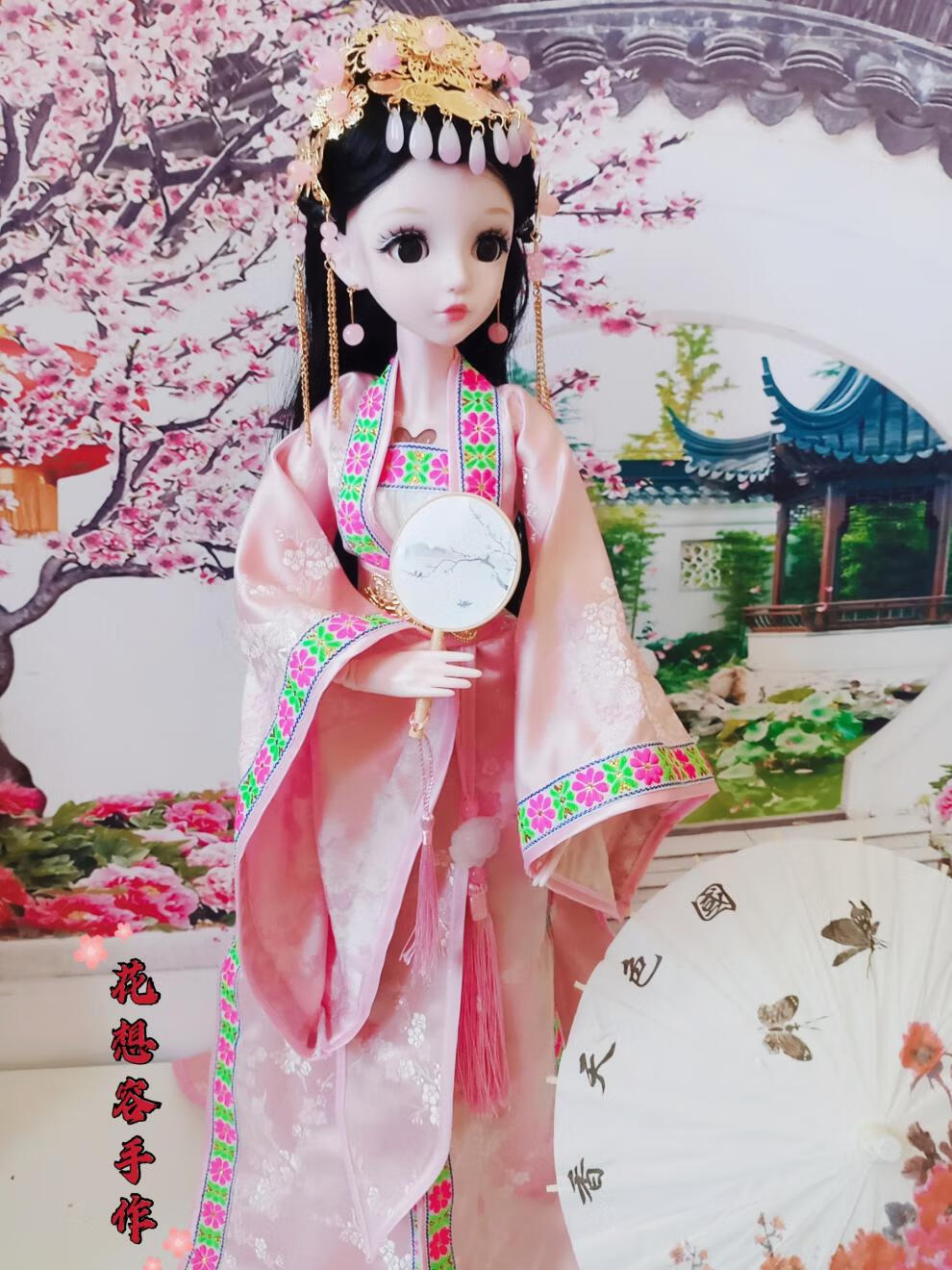 叶罗丽娃娃60厘米古风60厘米手工汉服古风古装女孩公主芭比娃娃换装