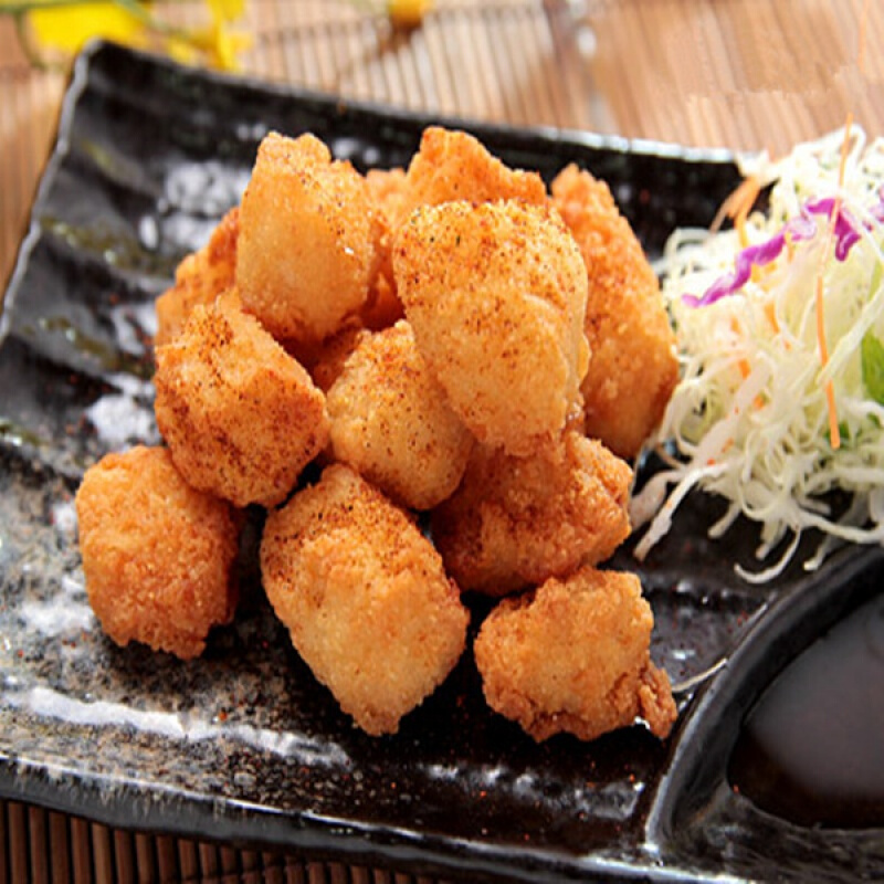 三统万福黄金鱿米花1000g鱿鱼花 轰炸大鱿鱼鸡排店油炸小吃半成品