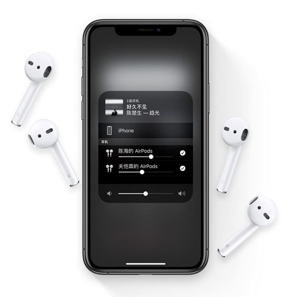 appleairpods2代无线蓝牙耳机iphone苹果手机耳机二代airpods2龙猫套