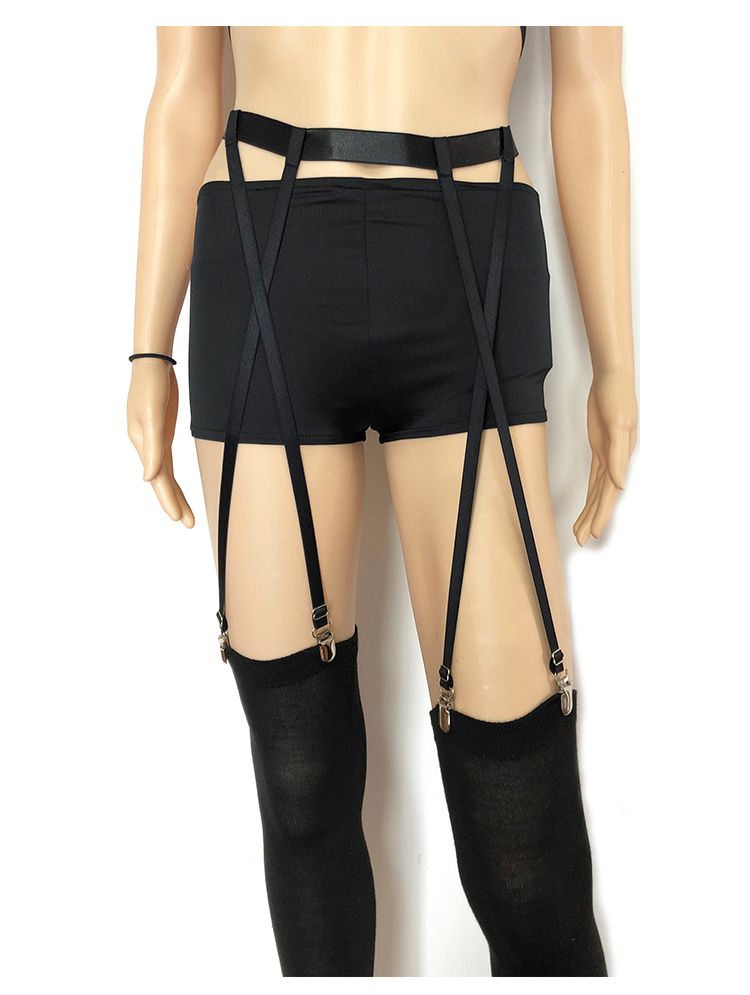 吊袜带长筒靴防掉筒固定防脱吊袜带腰封大码束腰大腿丝袜夹扣护膝防滑