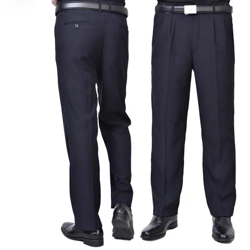 巡防交通警保安冬季执勤裤春秋安保职业西裤工作服男女制服裤中年中