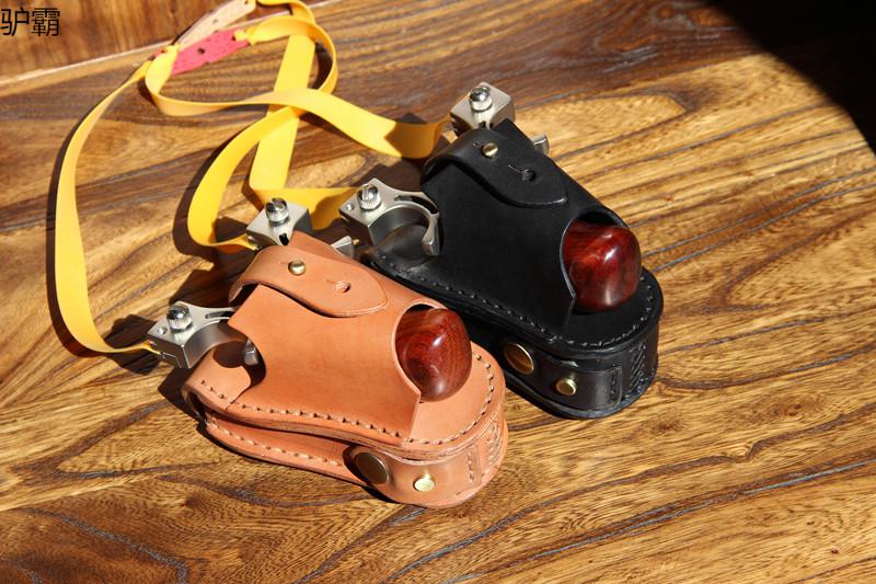 驴霸多功能小挂包装弹弓用腰包小河家手工弹弓包钢珠包一体包强磁侧