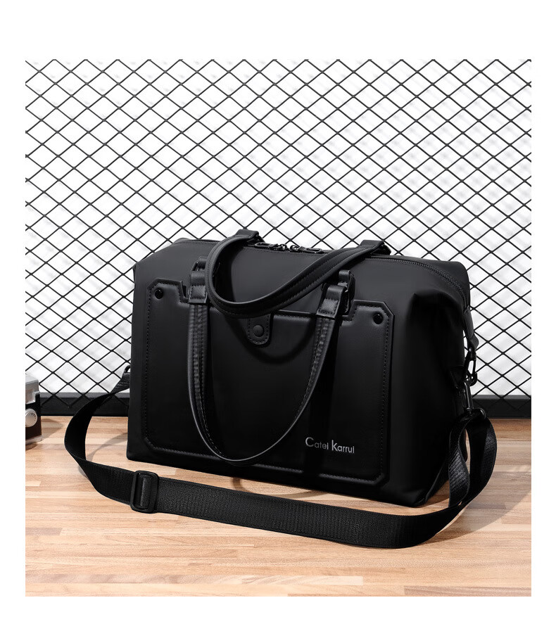 cateikarrui ck品牌轻奢男士旅行包单肩手提包大容量长短途出差斜跨包