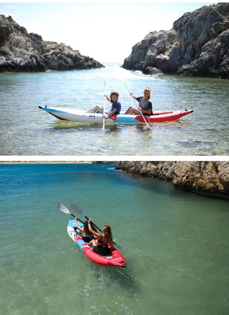 aquamarina乐划湍流号k2皮划艇单双人充气船独木舟漂流橡皮艇湍流号k2