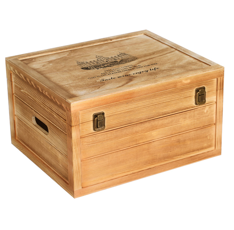 红酒礼盒空盒红酒盒木盒礼盒包装盒空盒葡萄酒箱木箱六支装大肚宽肩