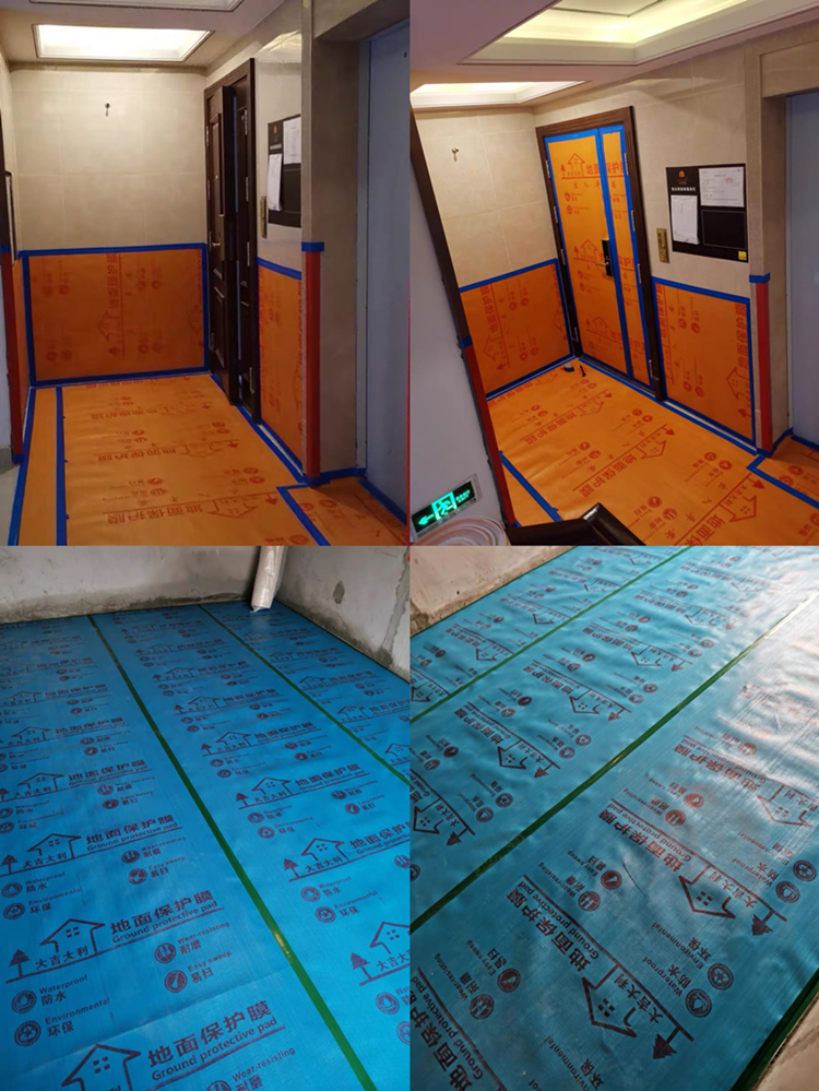 地面保护垫装修家装用防护垫铺木板瓷砖加厚耐磨双层编织布一次性锐衡