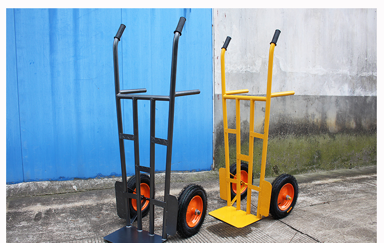 气瓶推车老虎车手推车车二保焊组合车油桶车手拉车小推车搬运车定做全
