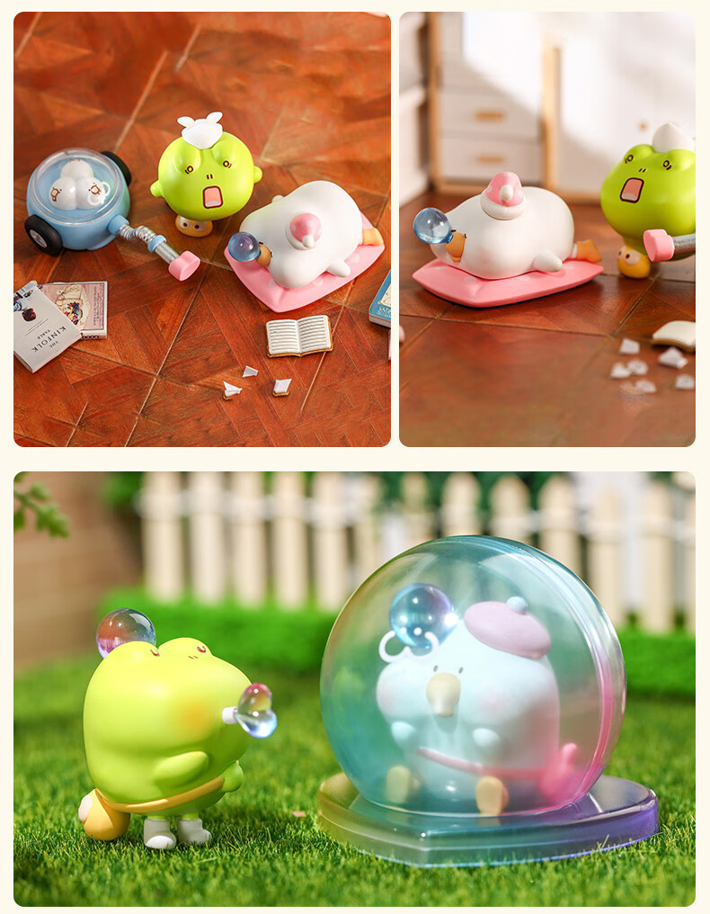 toby两小无猜系列盲盒可爱秃比青瓜萌娃手办公仔潮玩摆件大隐藏拆盒