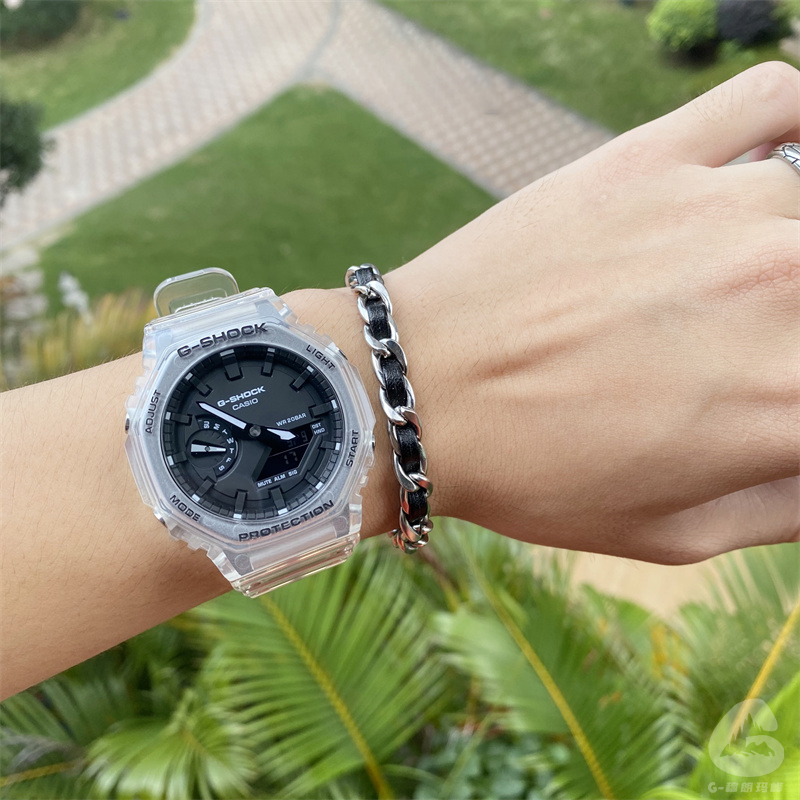 新冰韧透明运动电子手表 ga-700ske-7 dw-5600ske- ga-700sk-1冰韧