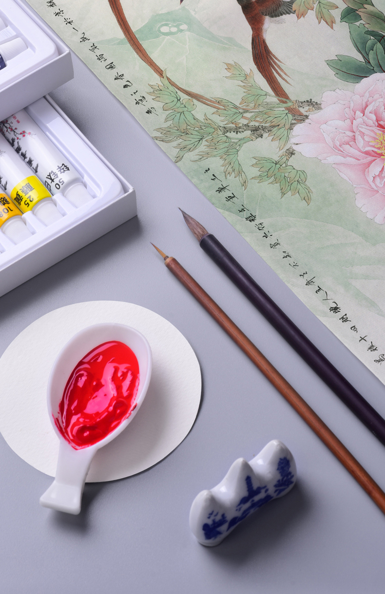 樱安娜 美邦牌32ml中国画颜料单支单只单色大容量初学者入门水墨画