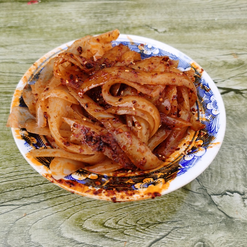 甘肃天水担担凉粉三阳川正宗豌豆粉面手工碗团凉皮真空开袋即食6碗装