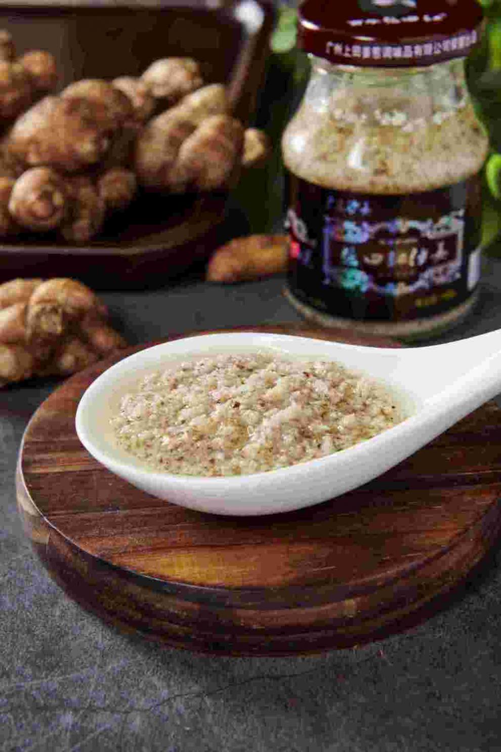 张田记蒜蓉酱张田记沙姜酱175g2瓶广州特产纯沙姜蓉酱原味白切鸡配料