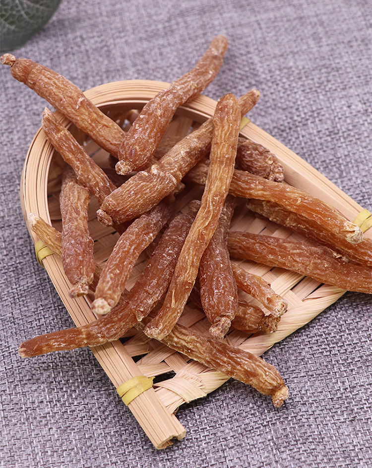 长白山小红参条人参棒东北特产即食高丽红参整只500g250g