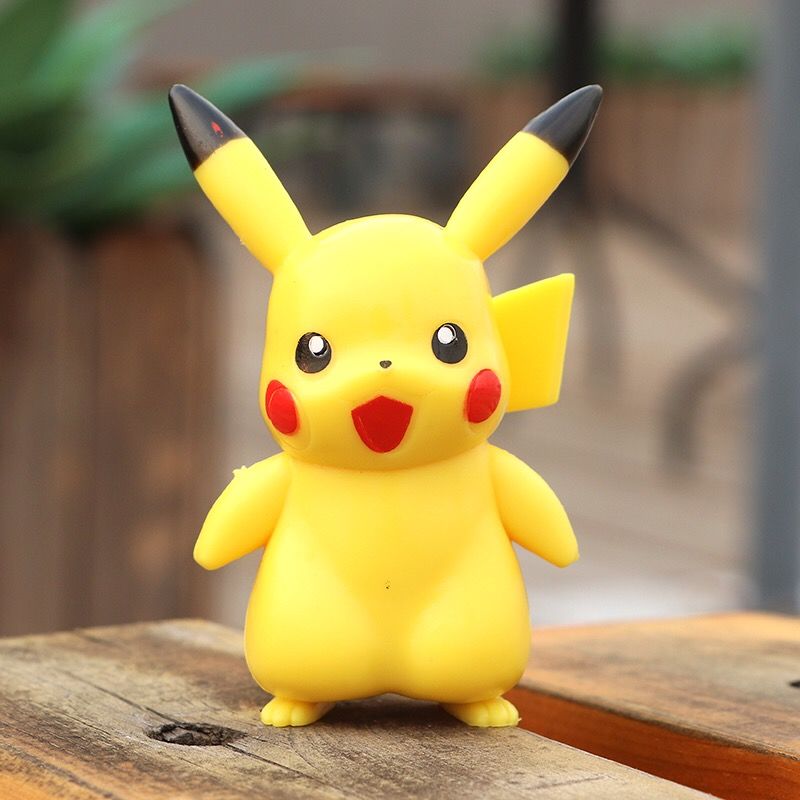 神奇皮卡丘公仔精灵宝可梦儿童玩具宠物小精灵摆件礼品 挥手皮卡丘