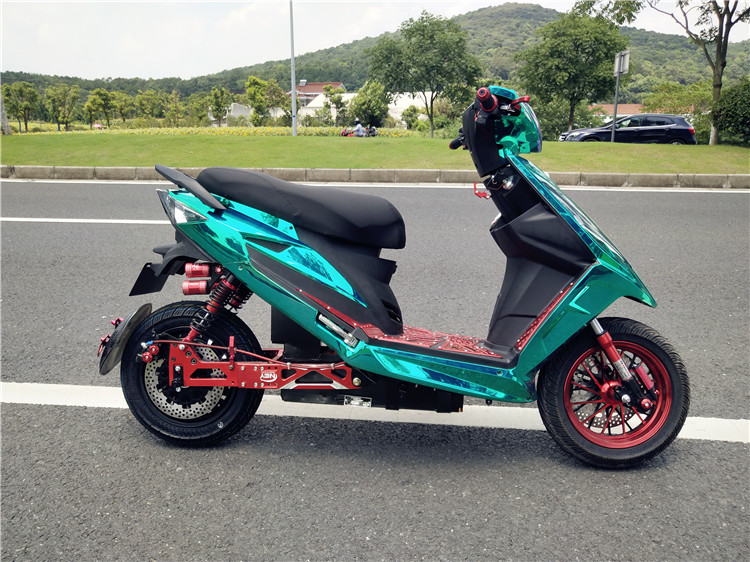 战速电动车鬼火电摩改装120v高速大功率电瓶车96v72v电动摩托车速度