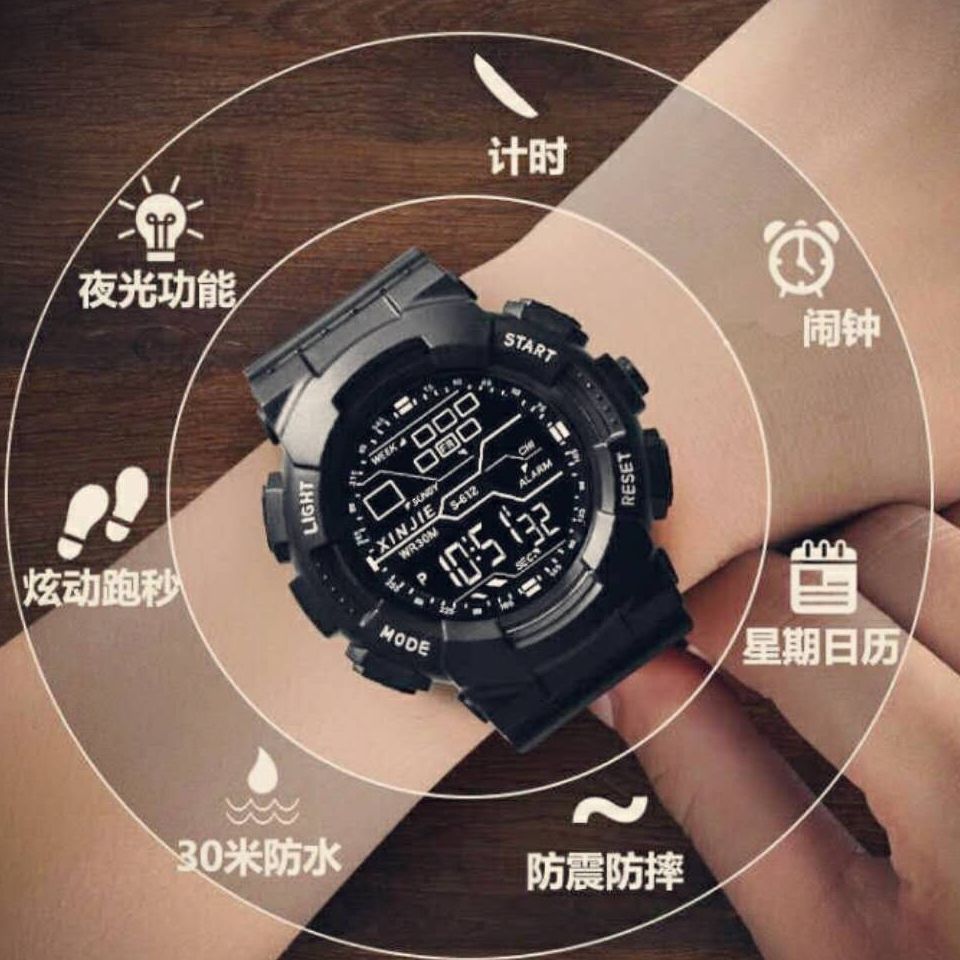 2022新款 卡西欧战狼2夜光多功能防水军表特种兵手表学生中户外运动