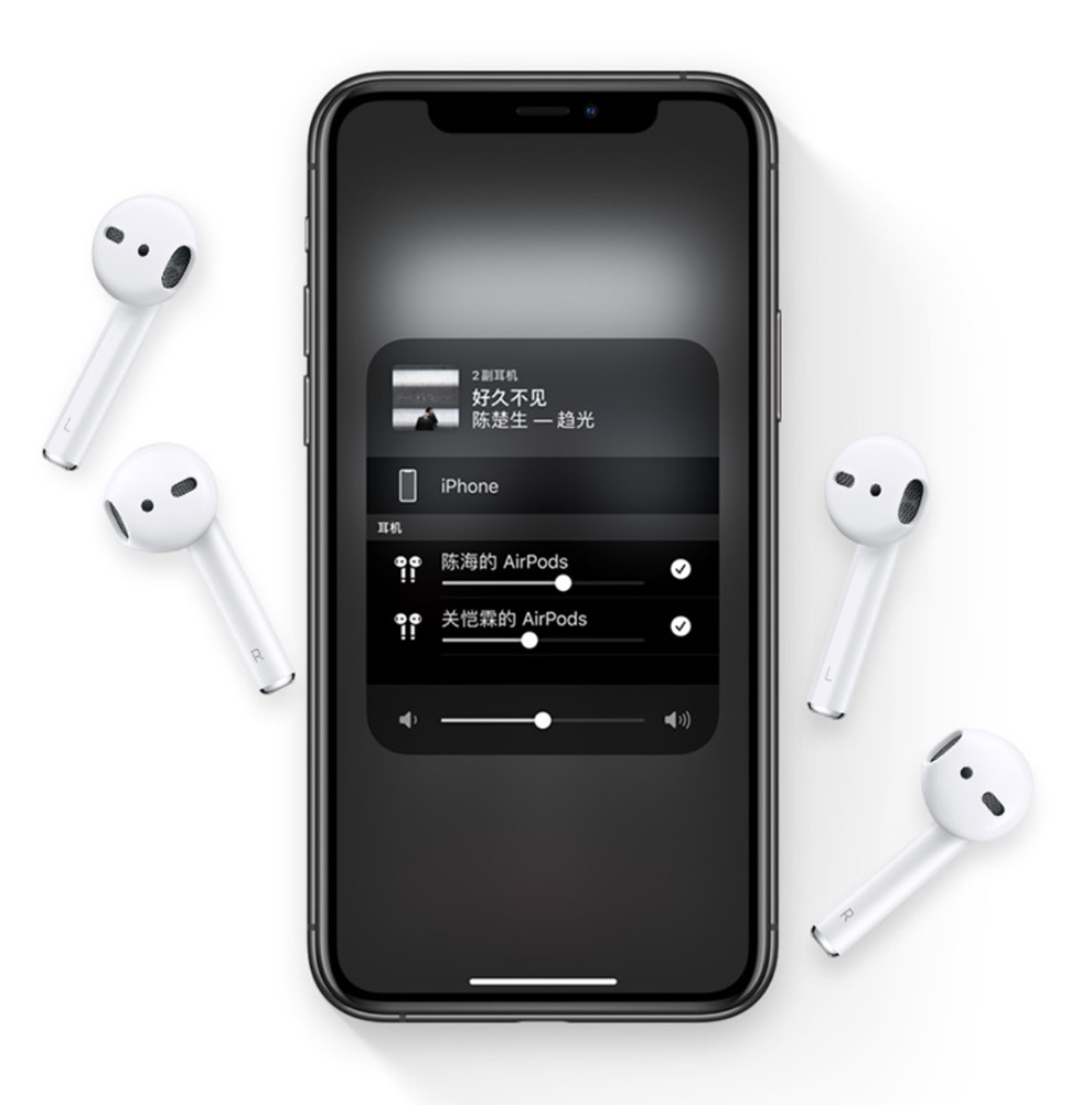 苹果appleairpods2苹果无线蓝牙耳机二代支持苹果手机ipadpro3三代air