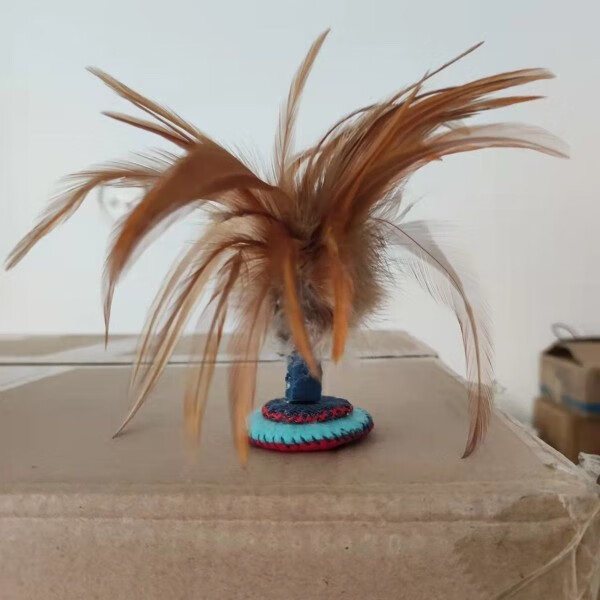 鸡毛毽子 毽子成人手工古钱老铜钱鸡毛稳定耐踢怀旧体育玩具毽子毽球