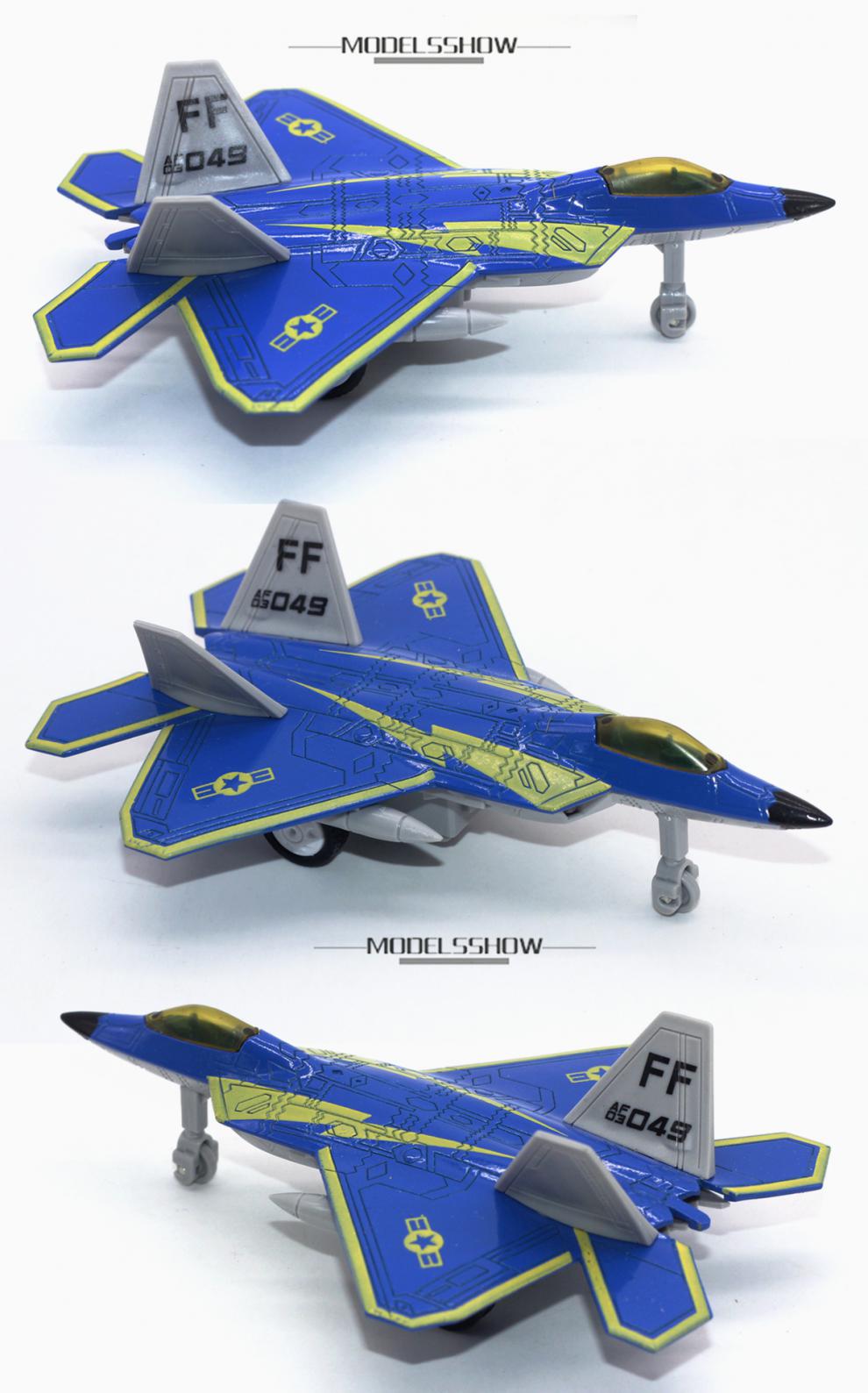 &猛禽f22合金飞机鹰式战斗机模型米格-29灯光回力仿真声效儿童玩具