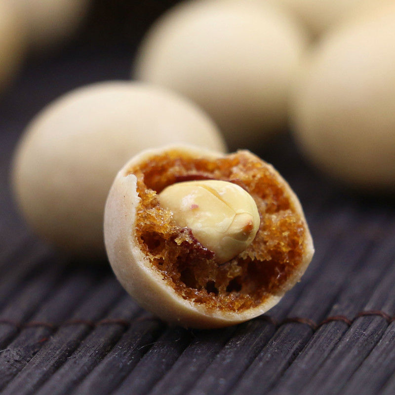 迪宝日本豆50g8090儿时怀旧裹衣花生豆驴皮豆鱼皮花生豆零食 日本豆*