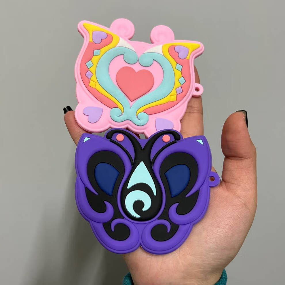 严莉莉黑魔盒镜子 巴啦啦小魔仙黑魔仙变身器黑魔盒随身手持镜紫色