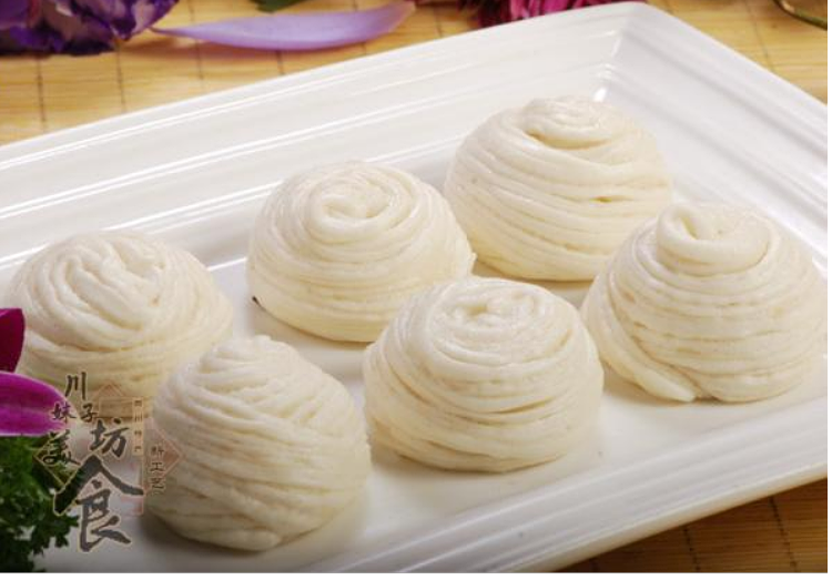 四川宜宾特产面食早餐粑粑燕窝丝 银丝卷 小吃 粗粮 85g 桐子叶麦粑10