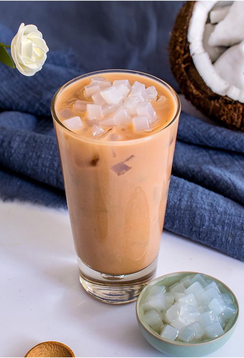 椰果粒原味椰果肉椰果粒水晶果珍珠奶茶原料椰果奶茶专用小袋装椰果