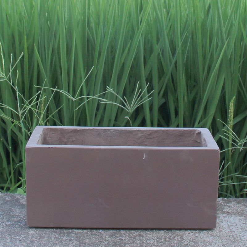 长方形水泥花盆北欧长条马槽客厅阳台大尺寸道路隔断镁泥花盆花箱