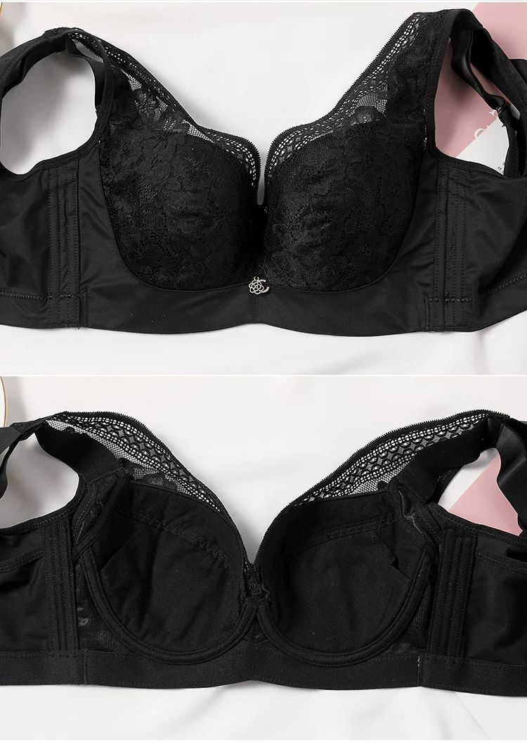 高品质法国maione内衣兮媚大胸显小薄款文胸调整型全罩杯收副乳峰尚美