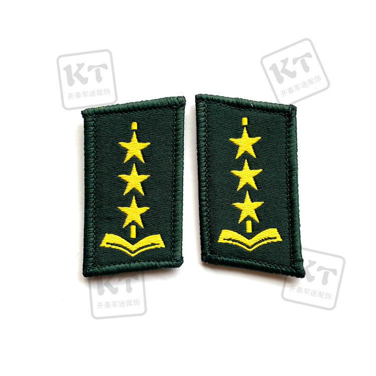 蓓苼新款迷彩服学员教官领章领花魔术贴军训夏令营户外拓展教学可定做
