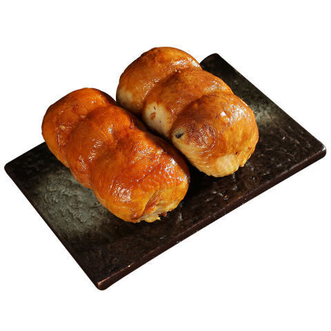 东北松花鸡腿肠250g皮蛋鸡皮肠哈尔滨特产松花蛋卷肠熟食下酒菜 2个