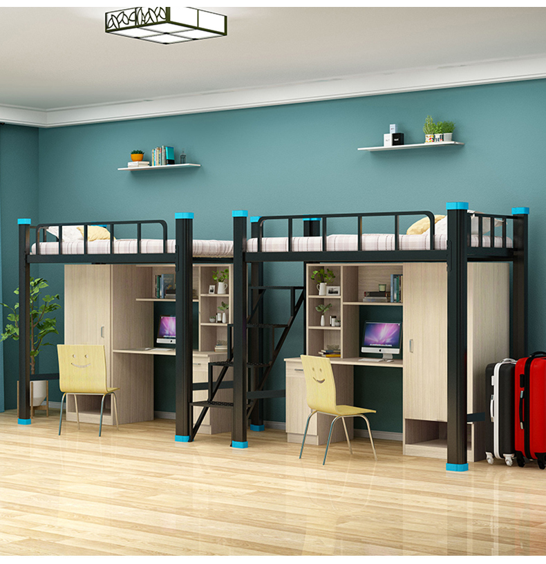 上床下桌大学生床学生公寓床学生公寓床上床下桌宿舍大学宿舍床员工
