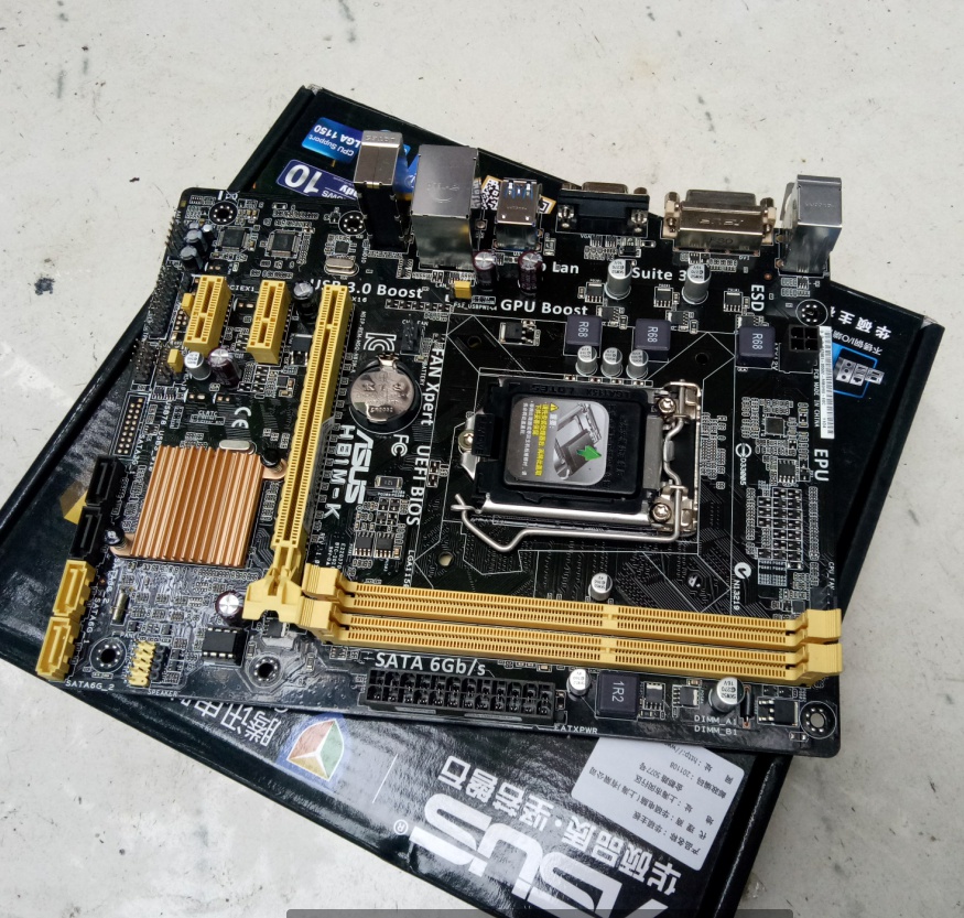 全新盒装行货/华硕h81m-k1150小板h81全集成主板