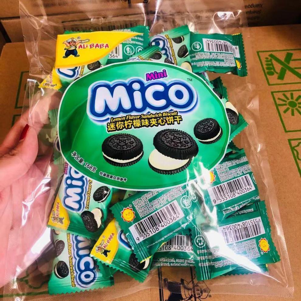 mico迷你小黑饼奥利奥口味奶油巧克力夹心饼干网红零食代餐饼干糕点