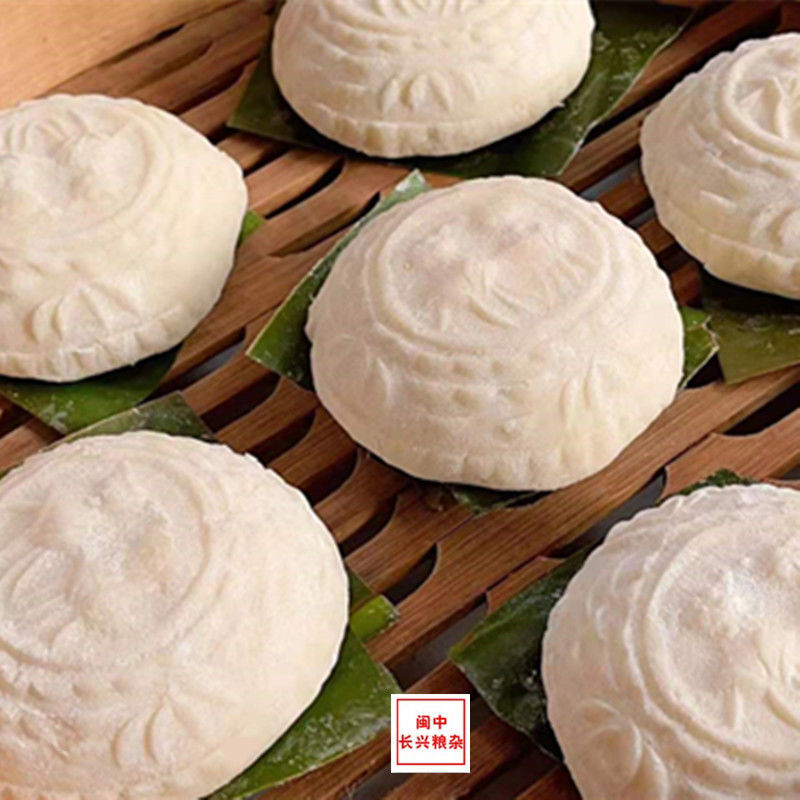 福建莆田传统特色小吃糯米馅绿豆馅红团白团农家自制喜庆糕点华海春
