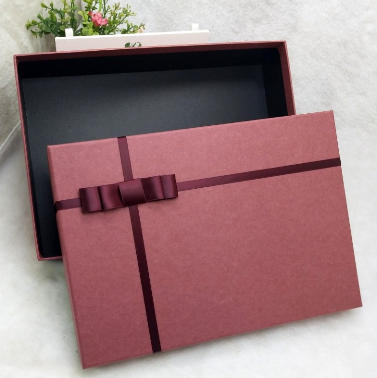 相框纸盒大灰色长方形相册相框礼品盒a4纸盒衬衫书本包装钱包丝巾盒