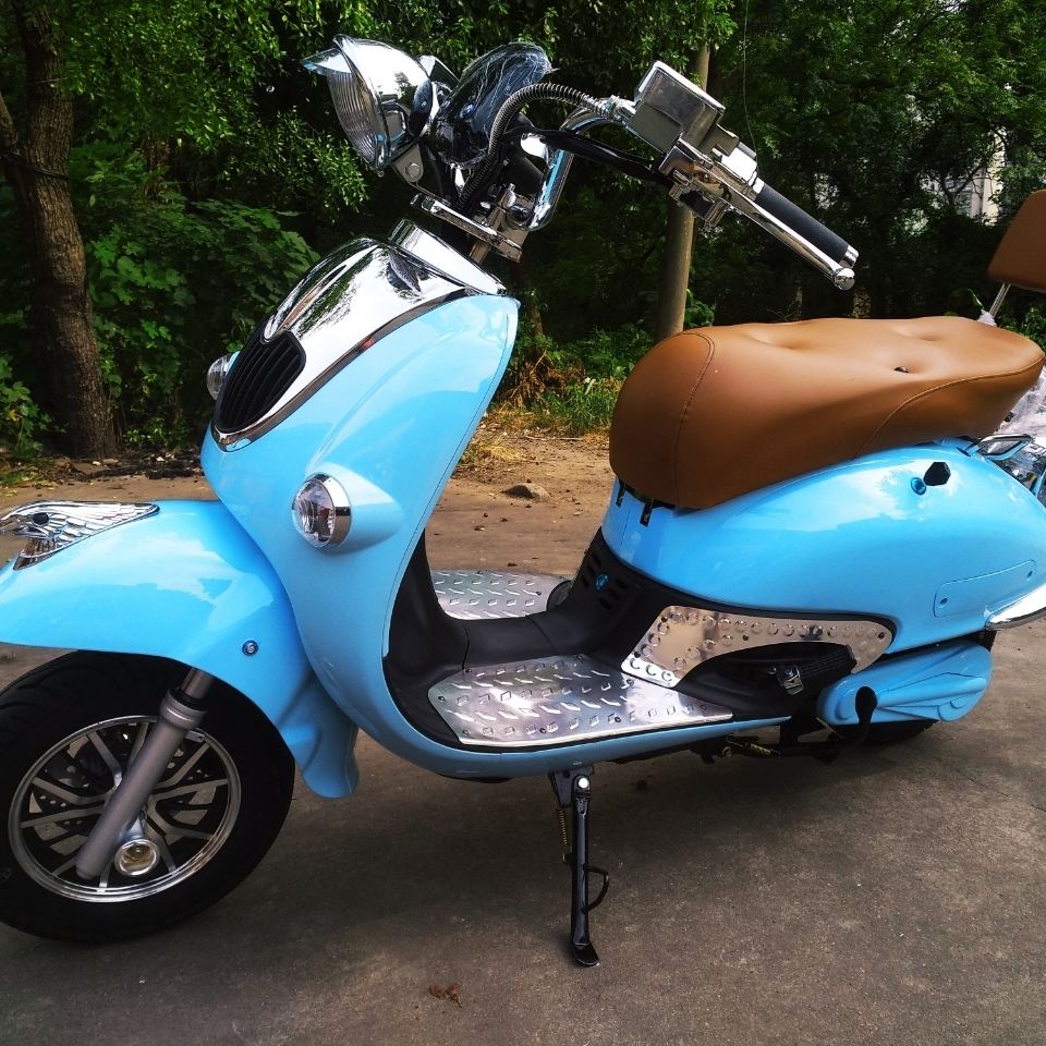 大龟王电动车成人复古网红锂电池外卖72v长跑王大黄峰电动摩托车湖水