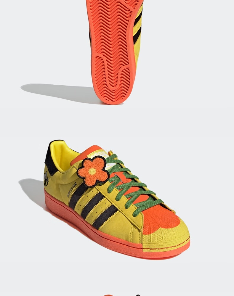 adidas阿迪达斯三叶草superstar melting sadness联名男女经典贝壳头