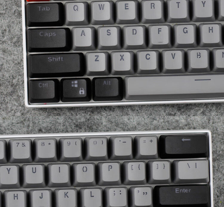 雷蛇gh60配列机械键盘pbt透光键帽60%键帽rk61/alt61/安妮/po dolch