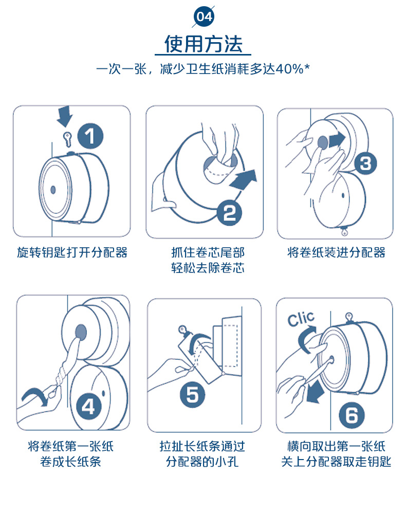 2022新品tork抽纸盒t0rk多康中心抽大卷纸盒纸巾卫生间厕纸架抽纸盒