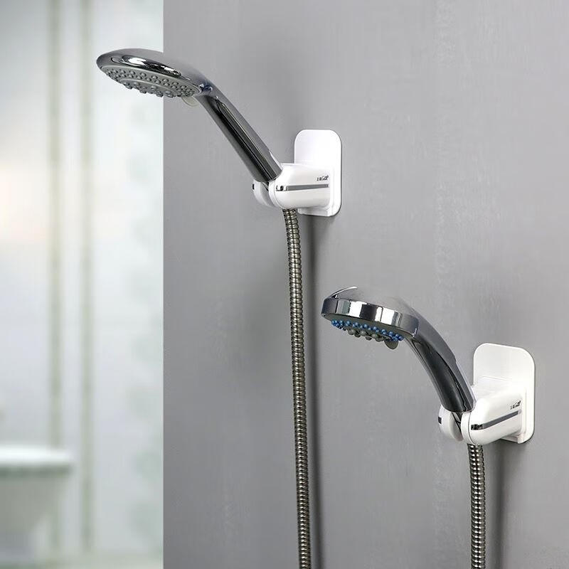 淋浴花洒喷头淋浴头底座支架嘉宝背胶花洒座免打孔花洒支架壁挂可调节