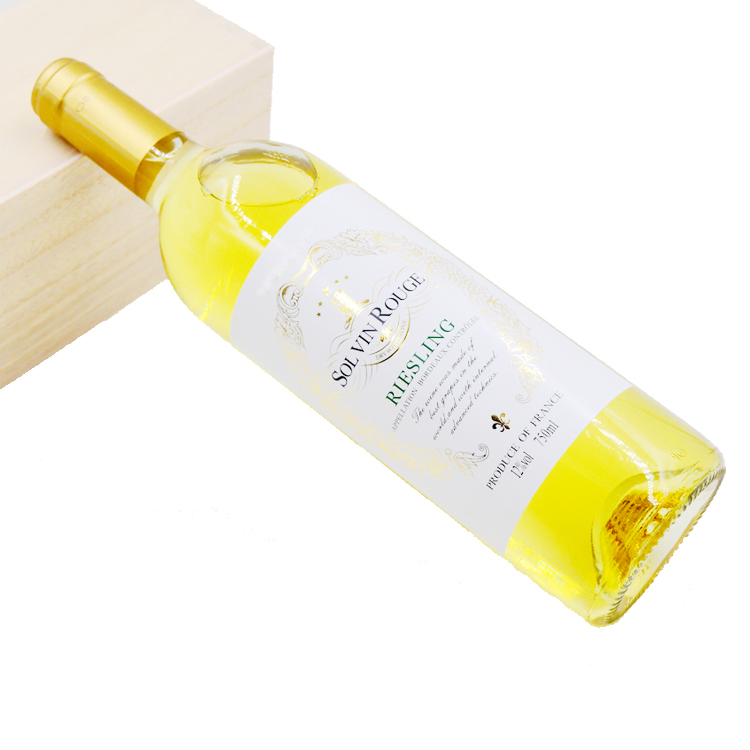 拉索尔菲 法国原酒进口雷司令甜白干白葡萄酒6支装整箱六瓶送礼 甜白6